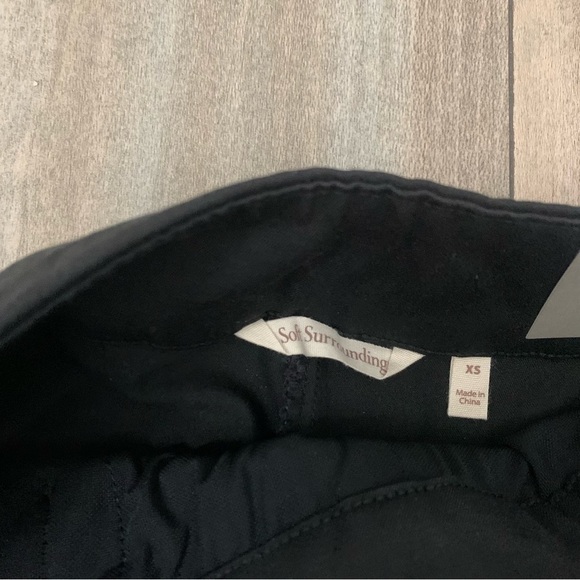 NWT Soft Surroundings superla pull on straight leg pant black size XS - Picture 7 of 9